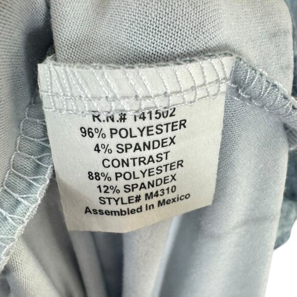 EVCR Blue Kelly Tie Dye Marbled Racerback Athletic Bodysuit Mini Dress Size M - Picture 6 of 7